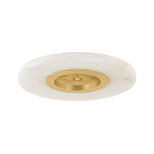 Hudson Valley Alto Semi-Flush Mount Aged Brass