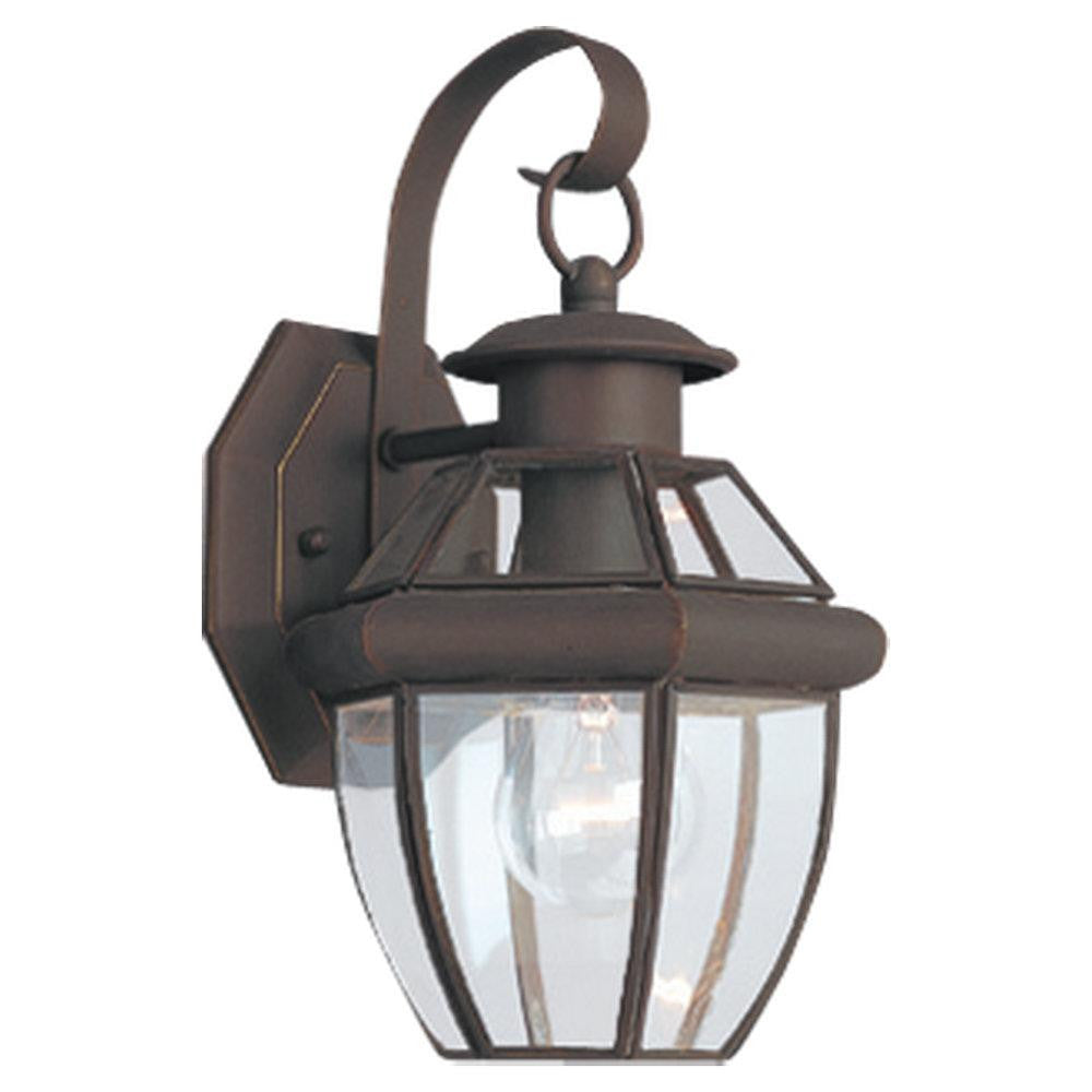 Generation Lighting Lancaster One Light Outdoor Wall Lantern Antique Bronze