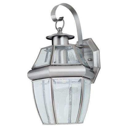 Generation Lighting Lancaster One Light Outdoor Wall Lantern Antique Brushed Nickel