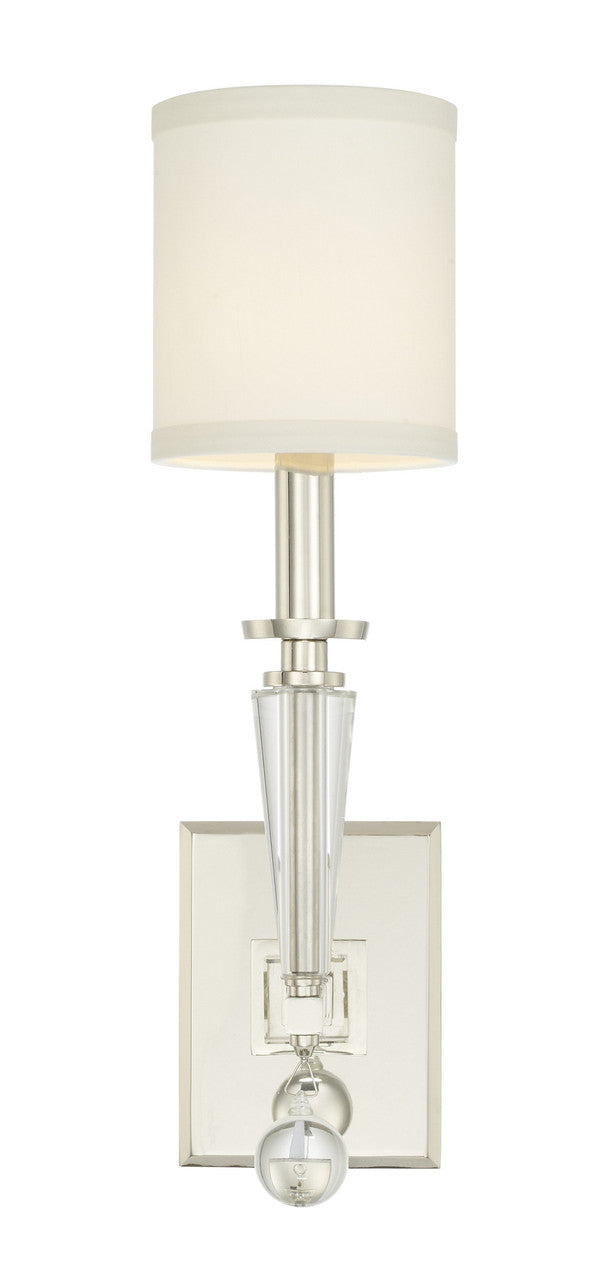 Crystorama Paxton Wall Sconce Aged Brass