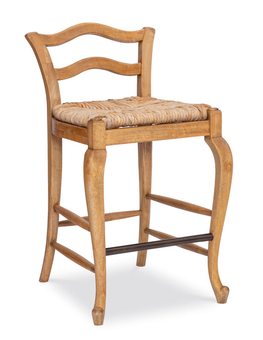 Maitland-Smith Provencial Counter Stool in Wood