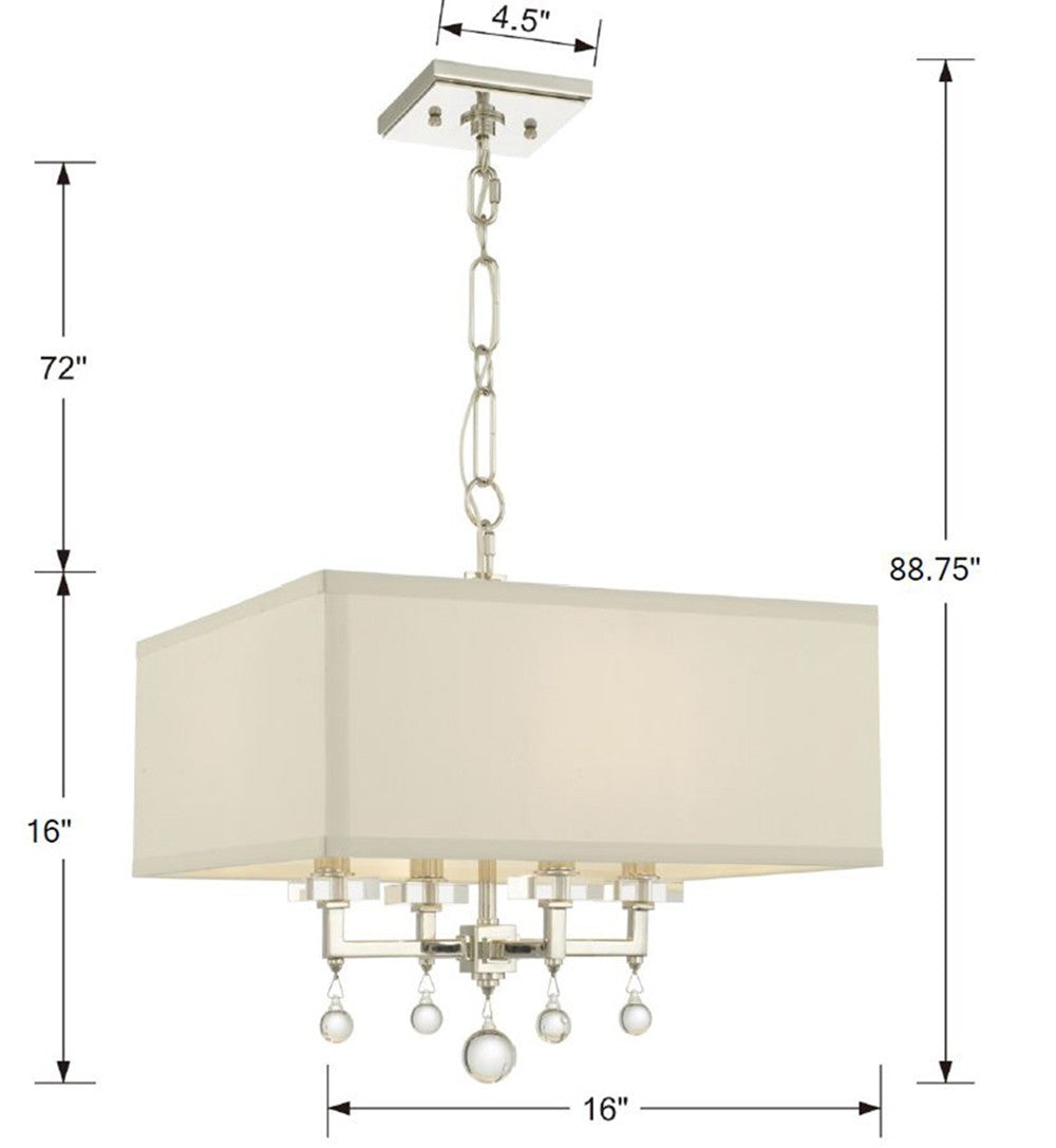Semi-Flush Mts.-Crystorama-8105