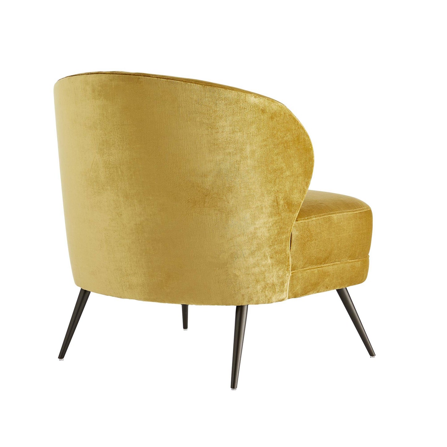 Arteriors Home Kitts Chair Marigold Velvet Gold