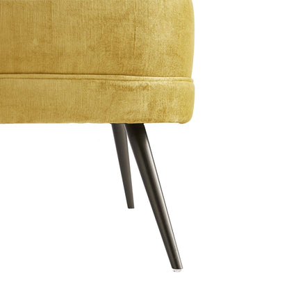 Arteriors Home Kitts Chair Marigold Velvet Gold