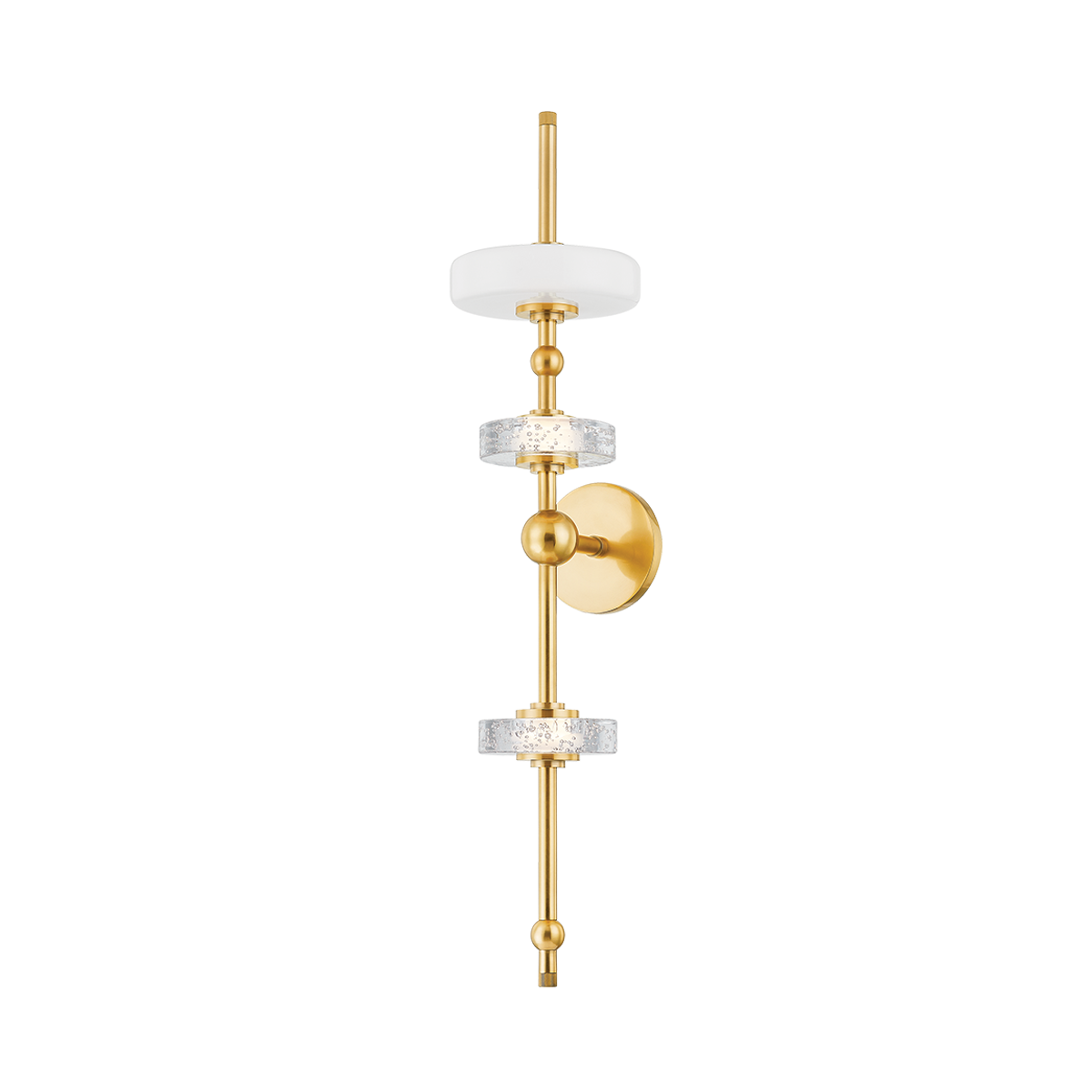 Hudson Valley Maynard 3-Light Wall Sconce Aged Brass