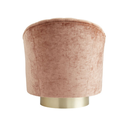 Arteriors Home Springsteen Chair Dusty Rose Velvet detail