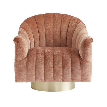 Arteriors Home Springsteen Chair Dusty Rose Velvet