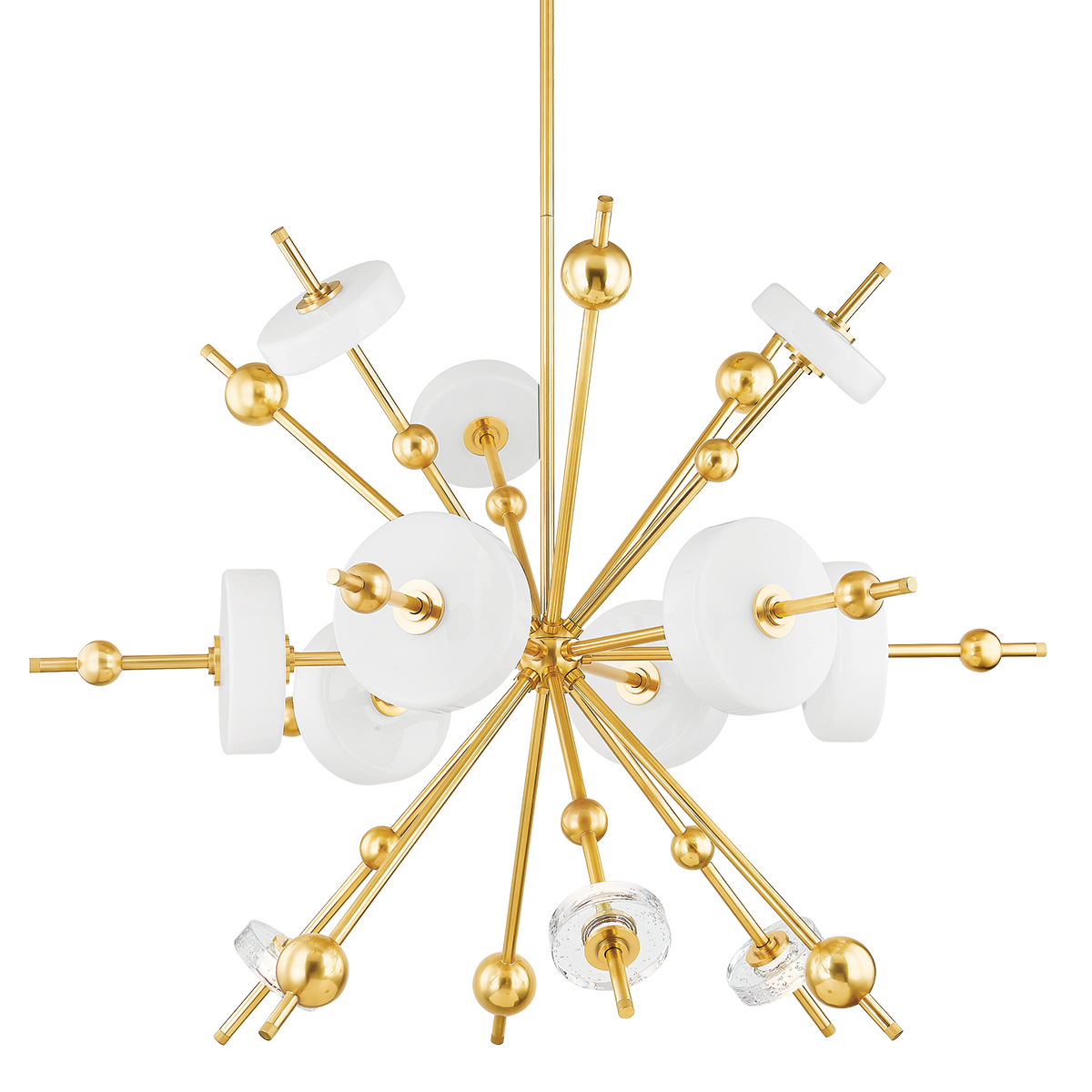 Hudson Valley Maynard 12-Light Chandelier Aged Brass