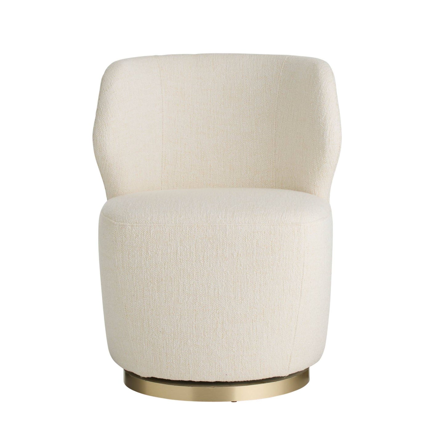 Arteriors Home Poppy Chair Cloud Boucle Champagne Swivel