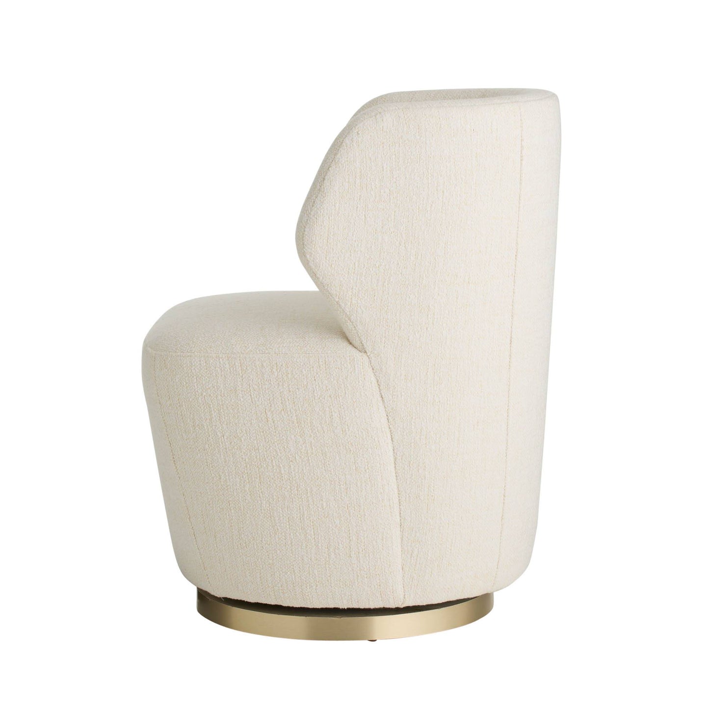 Arteriors Home Poppy Chair Cloud Boucle Champagne Swivel
