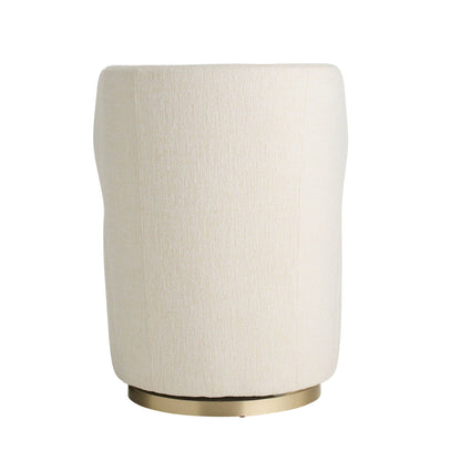 Arteriors Home Poppy Chair Cloud Boucle Champagne Swivel