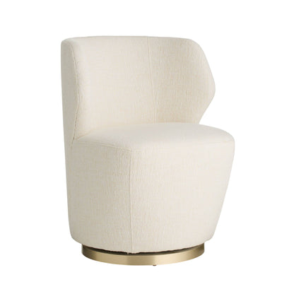 Arteriors Home Poppy Chair Cloud Boucle Champagne Swivel
