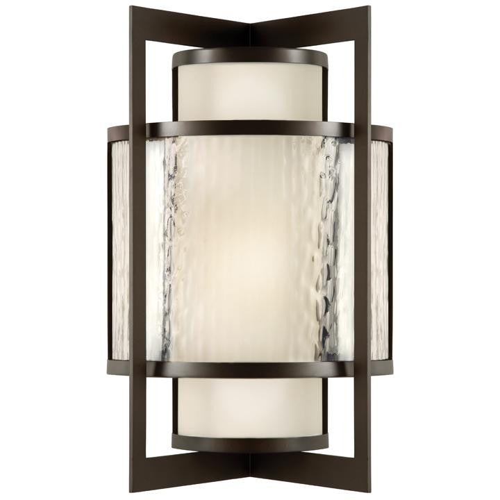 Fine Art Handcrafted Lighting Singapore Moderne Outdoor Wall Sconce Dark Bronze
