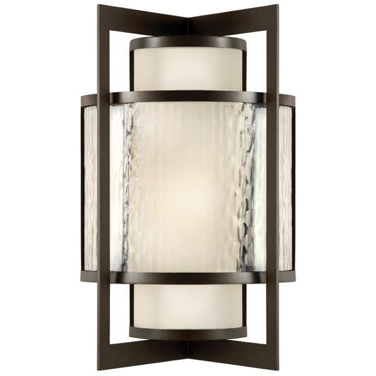 Fine Art Handcrafted Lighting Singapore Moderne Outdoor Wall Sconce Dark Bronze