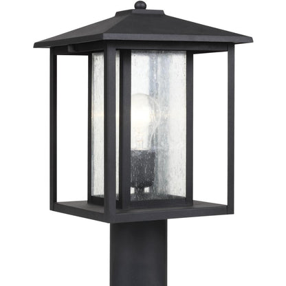 Generation Lighting Hunnington One Light Outdoor Post Lantern Black