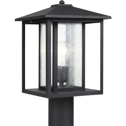 Generation Lighting Hunnington One Light Outdoor Post Lantern Black