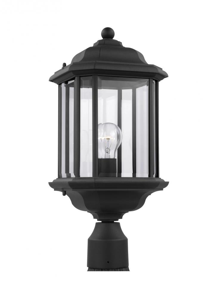 Generation Lighting Kent One Light Outdoor Post Lantern Black