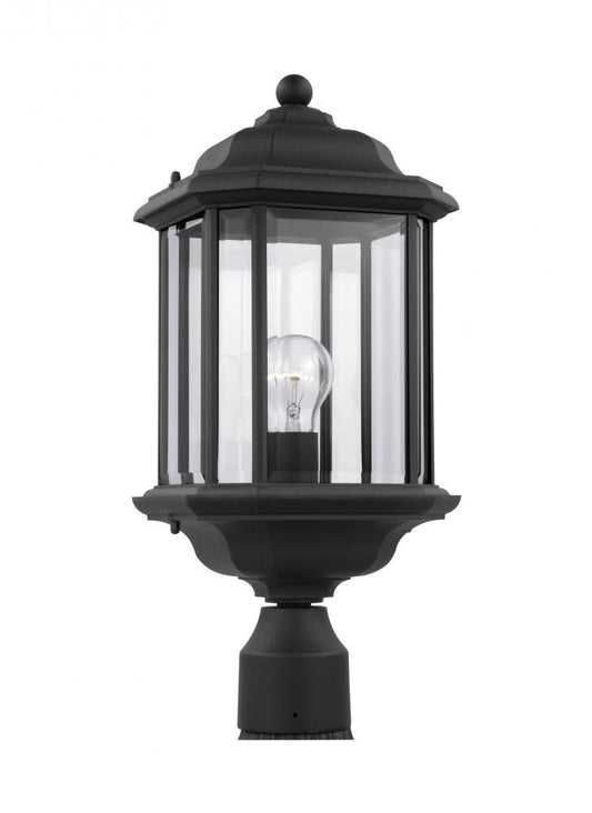 Generation Lighting Kent One Light Outdoor Post Lantern Black