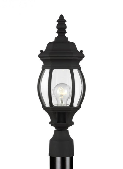 Generation Lighting Wynfield Small One Light Outdoor Post Lantern Black