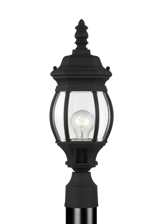 Generation Lighting Wynfield Small One Light Outdoor Post Lantern Black