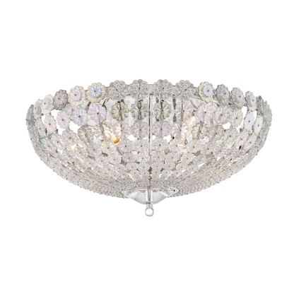 Hudson Valley Floral Park Flush Mount Polished Nickel