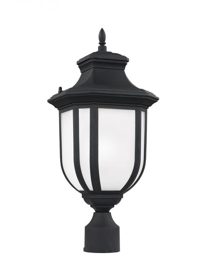 Generation Lighting Childress One Light Outdoor Post Lantern Black