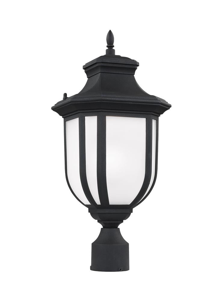 Generation Lighting Childress One Light Outdoor Post Lantern Black