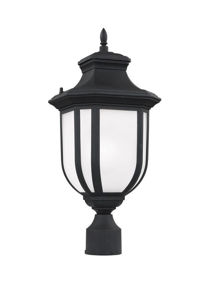 Generation Lighting Childress One Light Outdoor Post Lantern Black
