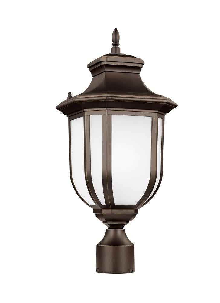 Generation Lighting Childress One Light Outdoor Post Lantern Antique Bronze