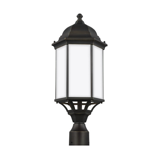 Generation Lighting Sevier Large One Light Outdoor Post Lantern Antique Bronze
