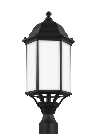 Generation Lighting Sevier Large One Light Outdoor Post Lantern Black