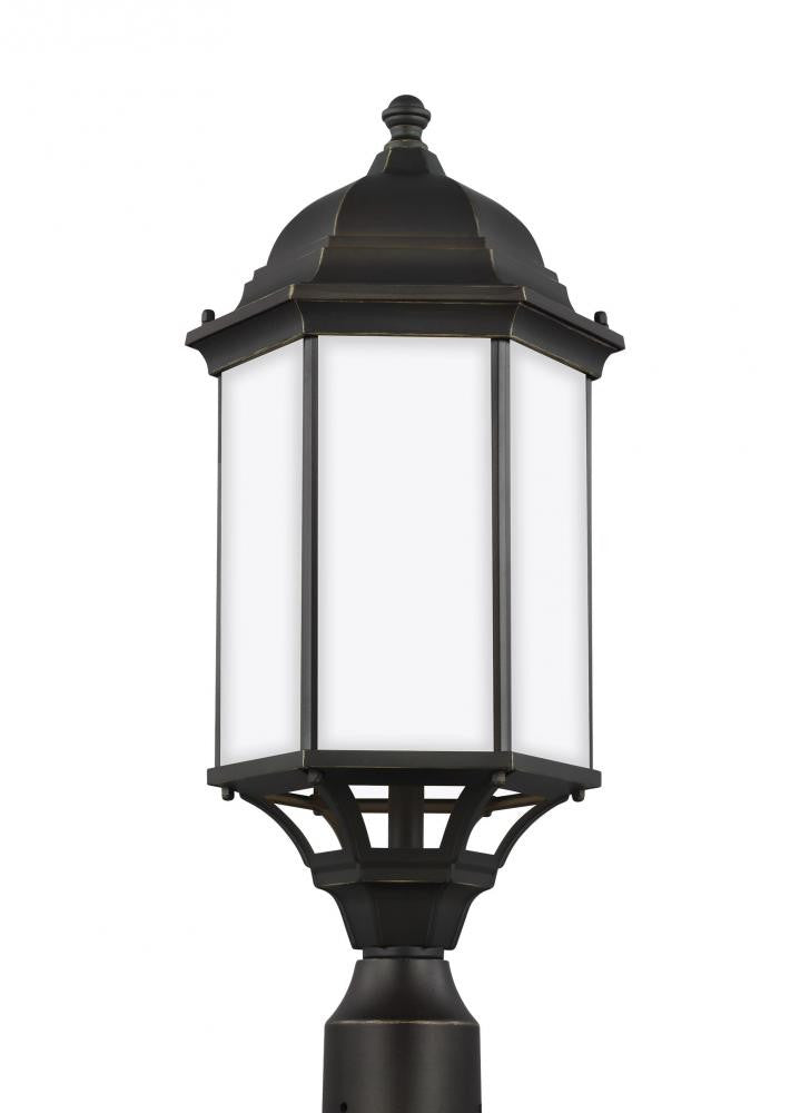 Generation Lighting Sevier Large One Light Outdoor Post Lantern Antique Bronze