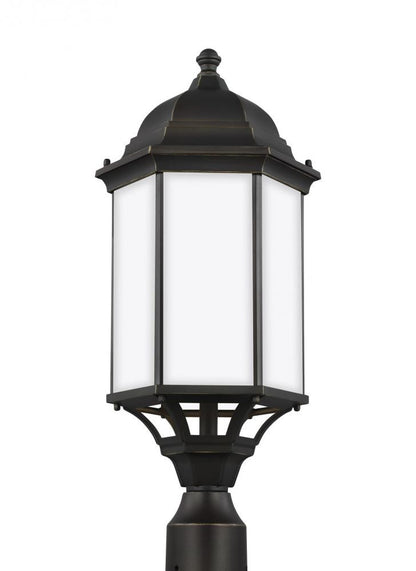 Generation Lighting Sevier Large One Light Outdoor Post Lantern Antique Bronze