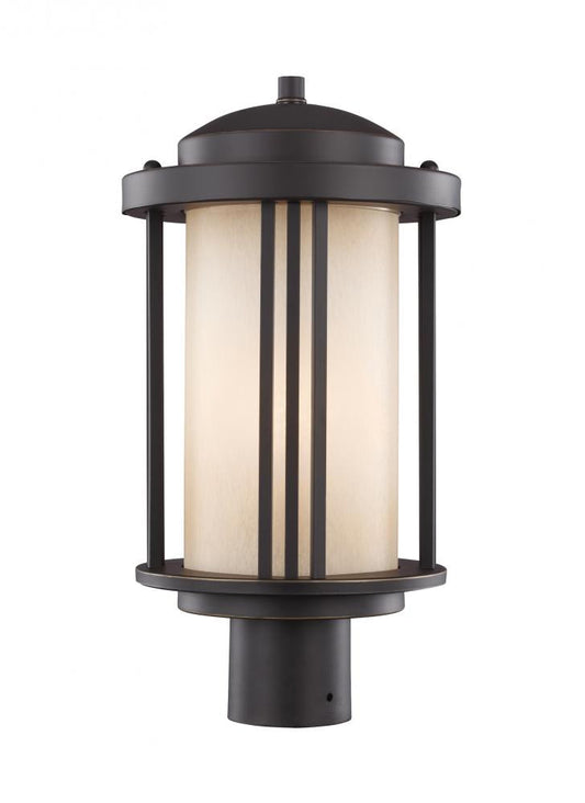 Generation Lighting Crowell One Light Outdoor Post Lantern Antique Bronze