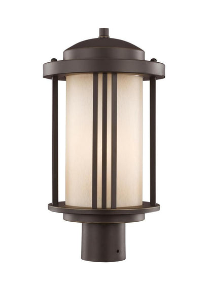 Generation Lighting Crowell One Light Outdoor Post Lantern Antique Bronze