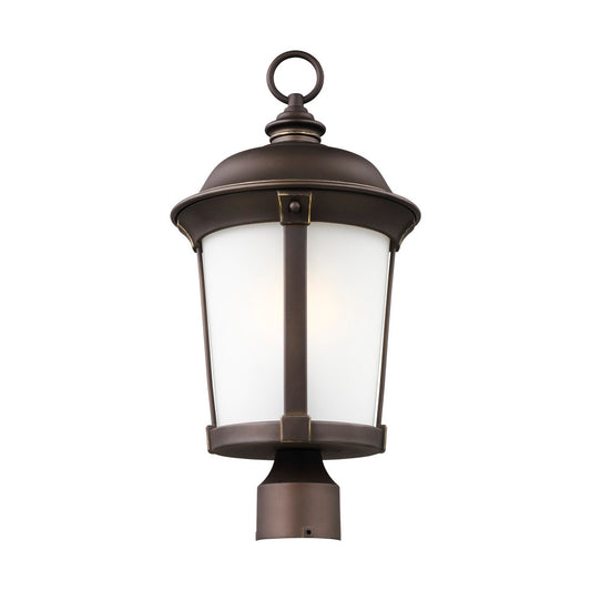 Generation Lighting Calder One Light Outdoor Post Lantern Antique Bronze