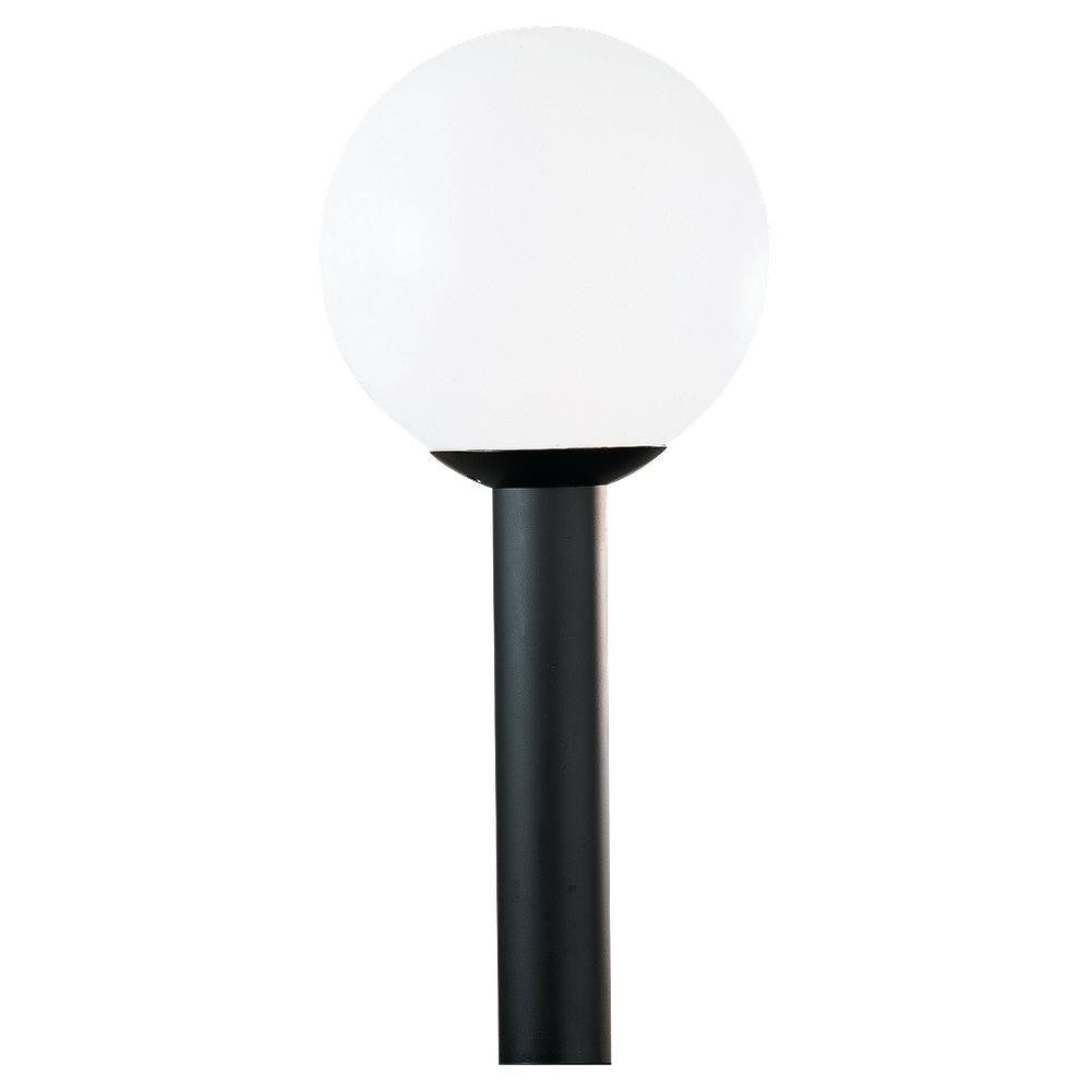 Generation Lighting One Light Outdoor Post Lantern White Plastic
