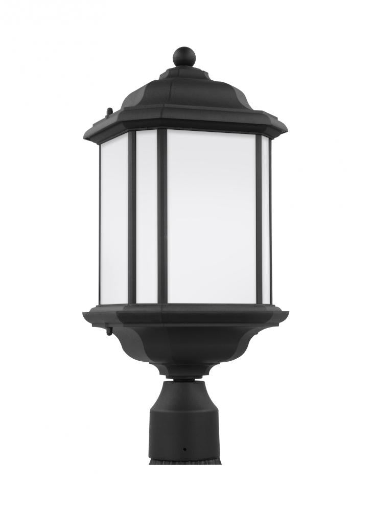 Generation Lighting Kent One Light Outdoor Post Lantern Black