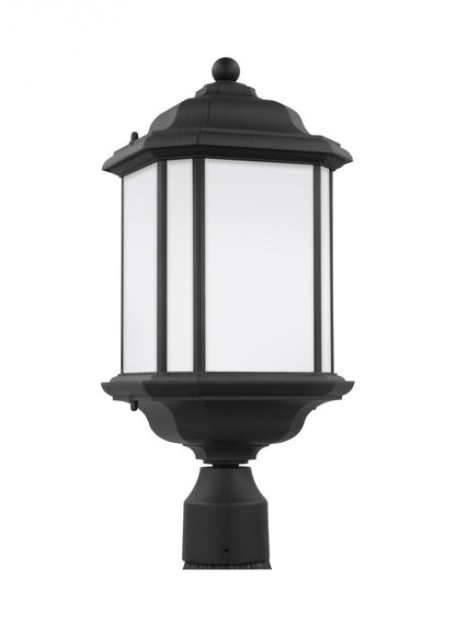 Generation Lighting Kent One Light Outdoor Post Lantern Black