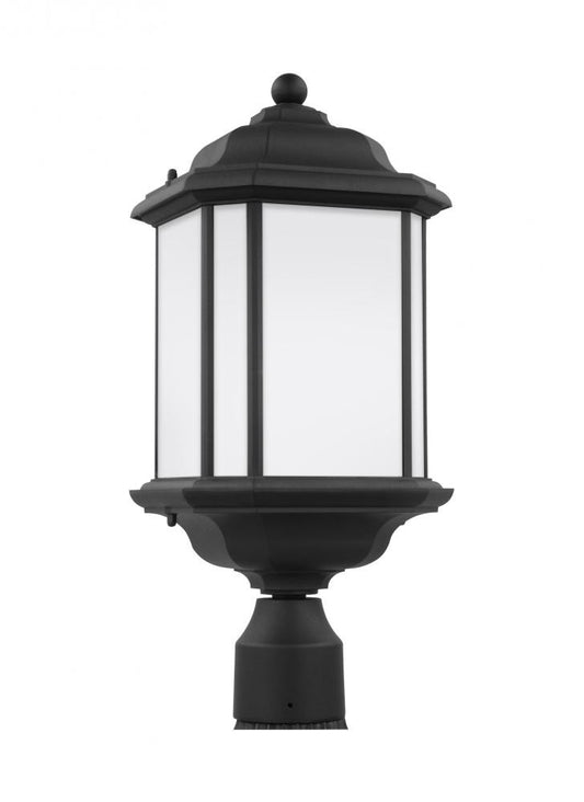 Generation Lighting Kent One Light Outdoor Post Lantern Black