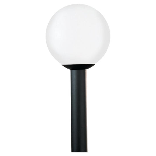 Generation Lighting One Light Outdoor Post Lantern White Plastic