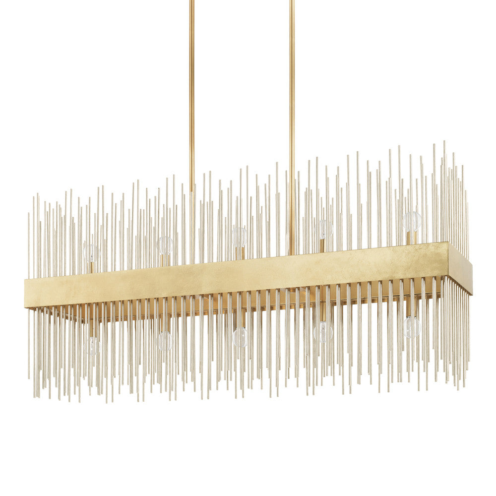 Capital Lena Linear Chandelier Fire and Ice