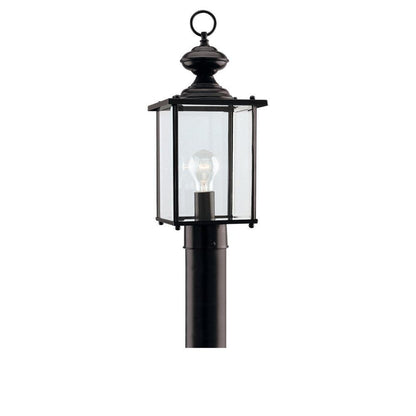Generation Lighting Jamestowne One Light Outdoor Post Lantern Black