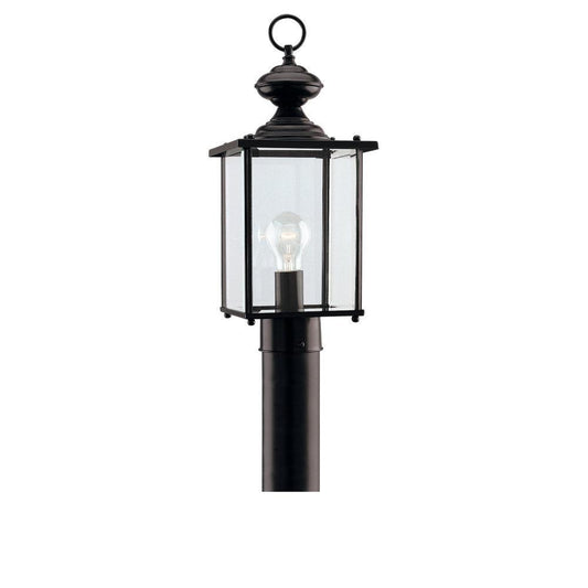 Generation Lighting Jamestowne One Light Outdoor Post Lantern Black