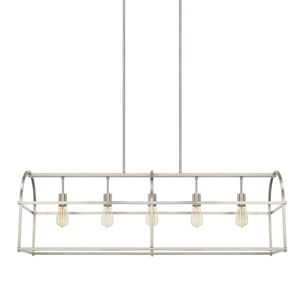 Capital Aubrey Linear Chandelier - Brushed Nickel