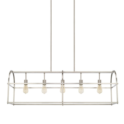 Capital Aubrey Linear Chandelier - Brushed Nickel