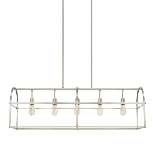 Capital Aubrey Linear Chandelier - Brushed Nickel