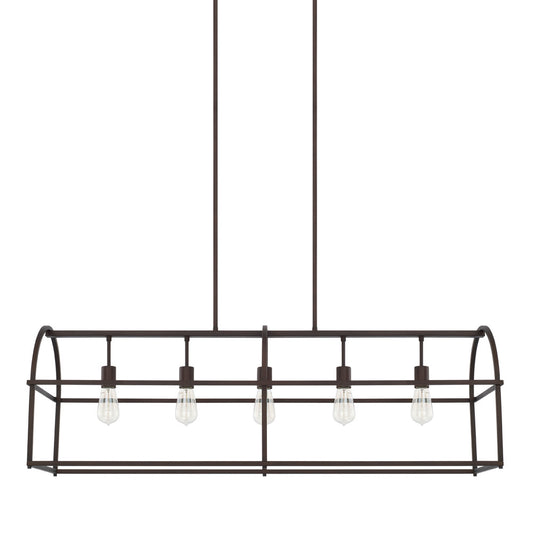 Capital Aubrey Linear Chandelier Bronze