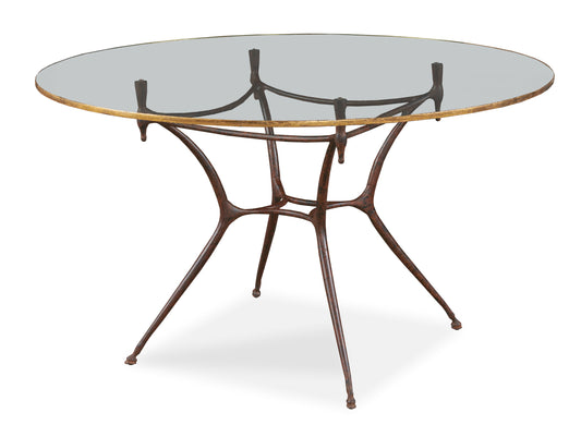 Maitland-Smith 1940S French Center Table in Gold