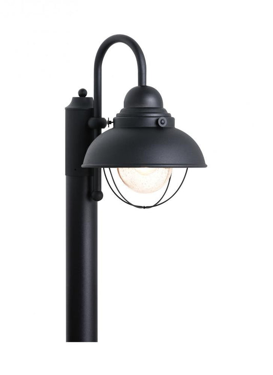 Generation Lighting Sebring One Light Outdoor Post Lantern Black